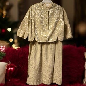 Vintage ~1950s ~Carol Craig ~ Women’s ~Medium Dress Suit Set ~Dress & Jacket~50s